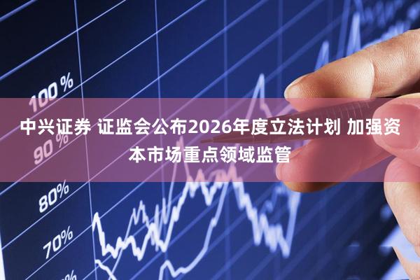 中兴证券 证监会公布2026年度立法计划 加强资本市场重点领域监管